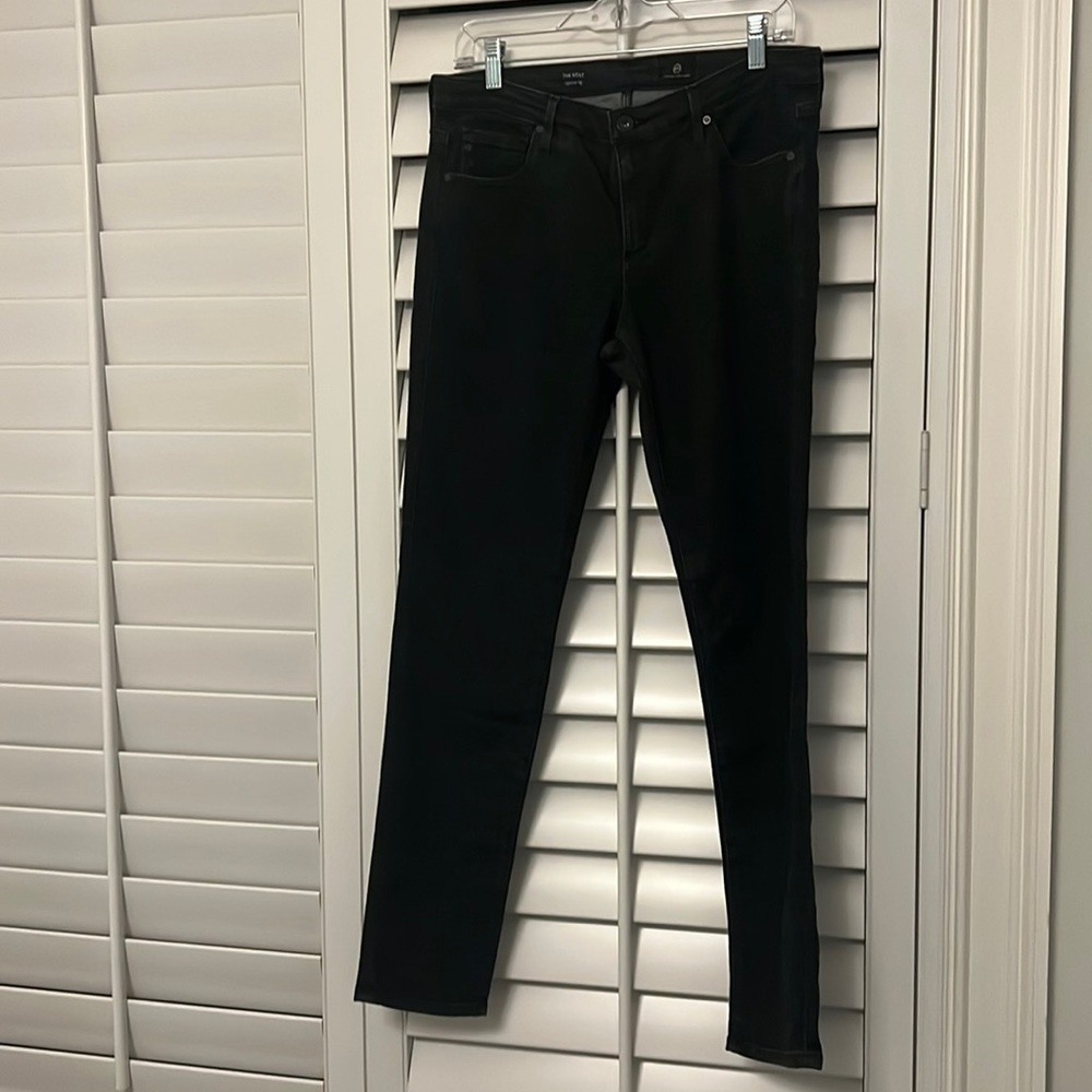 AG Jeans Stilt Cigarette Leg Black 31R